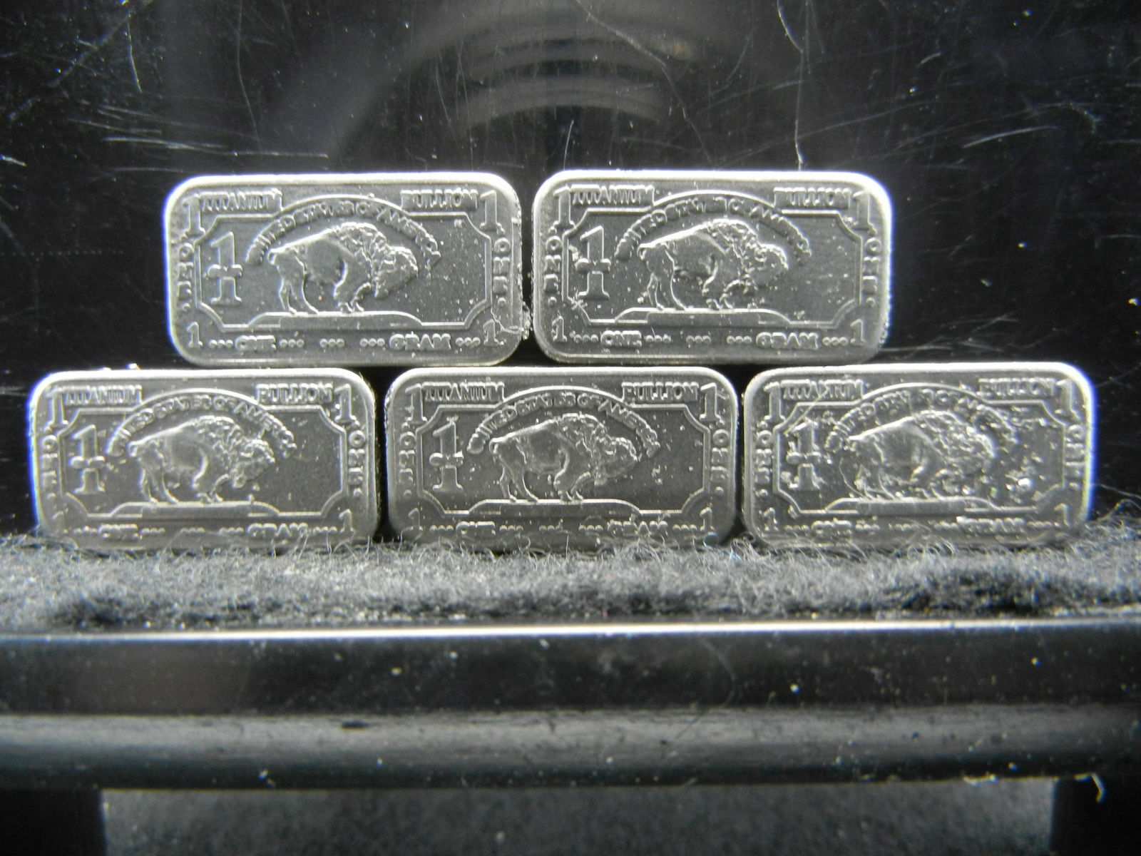 5 One Gram Titanium Buffalo Bars (1 of 2)