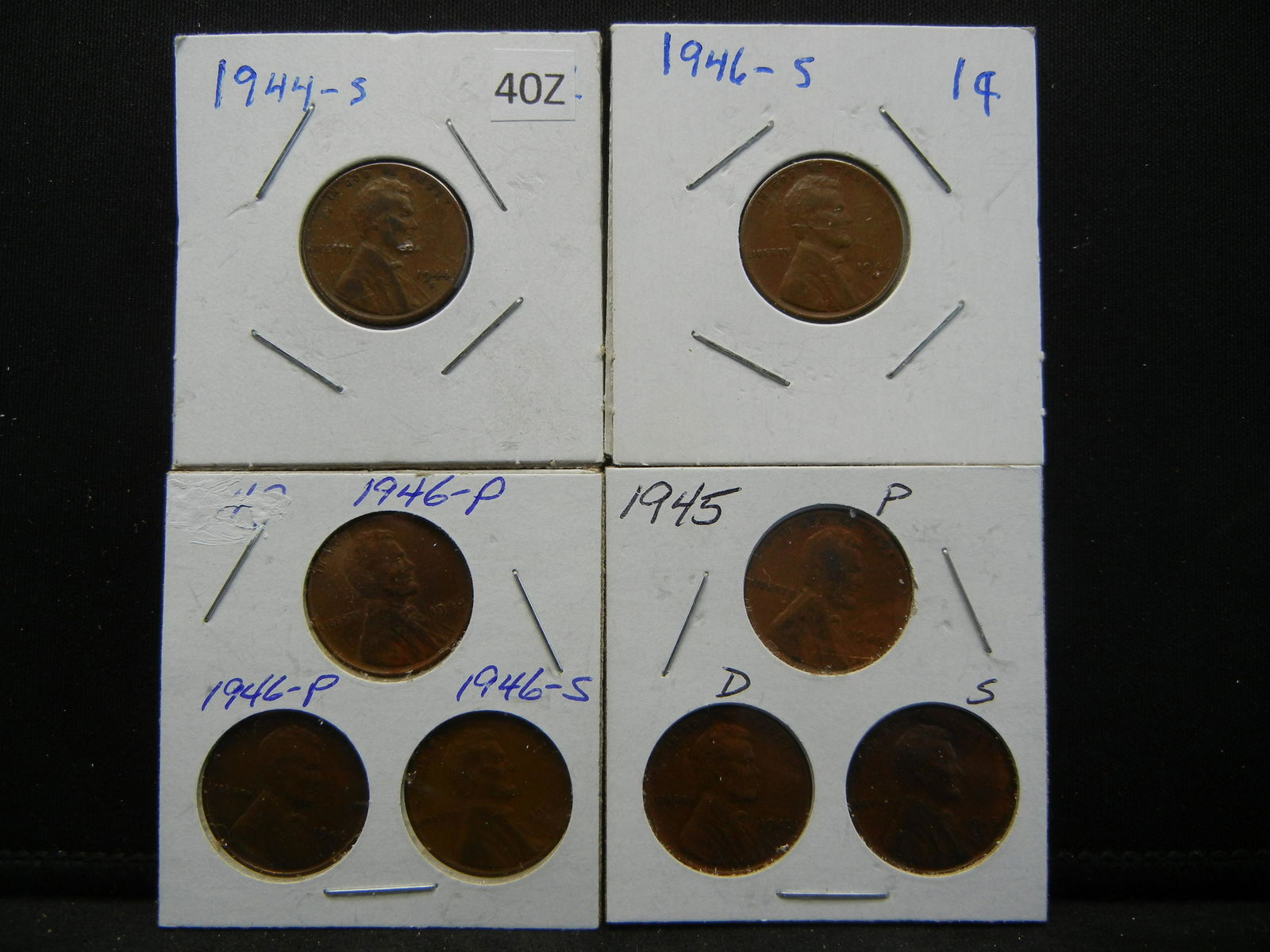 (6) Mixed Date Lincoln Wheat Cents (1 of 7)