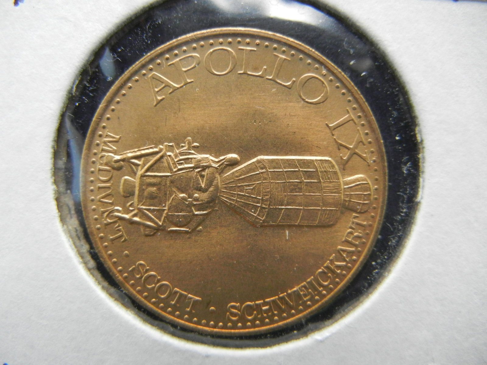 1969 "APOLLO IX/MISSION TEST-LUNAR MODULES", VERY LOW (1 of 3)