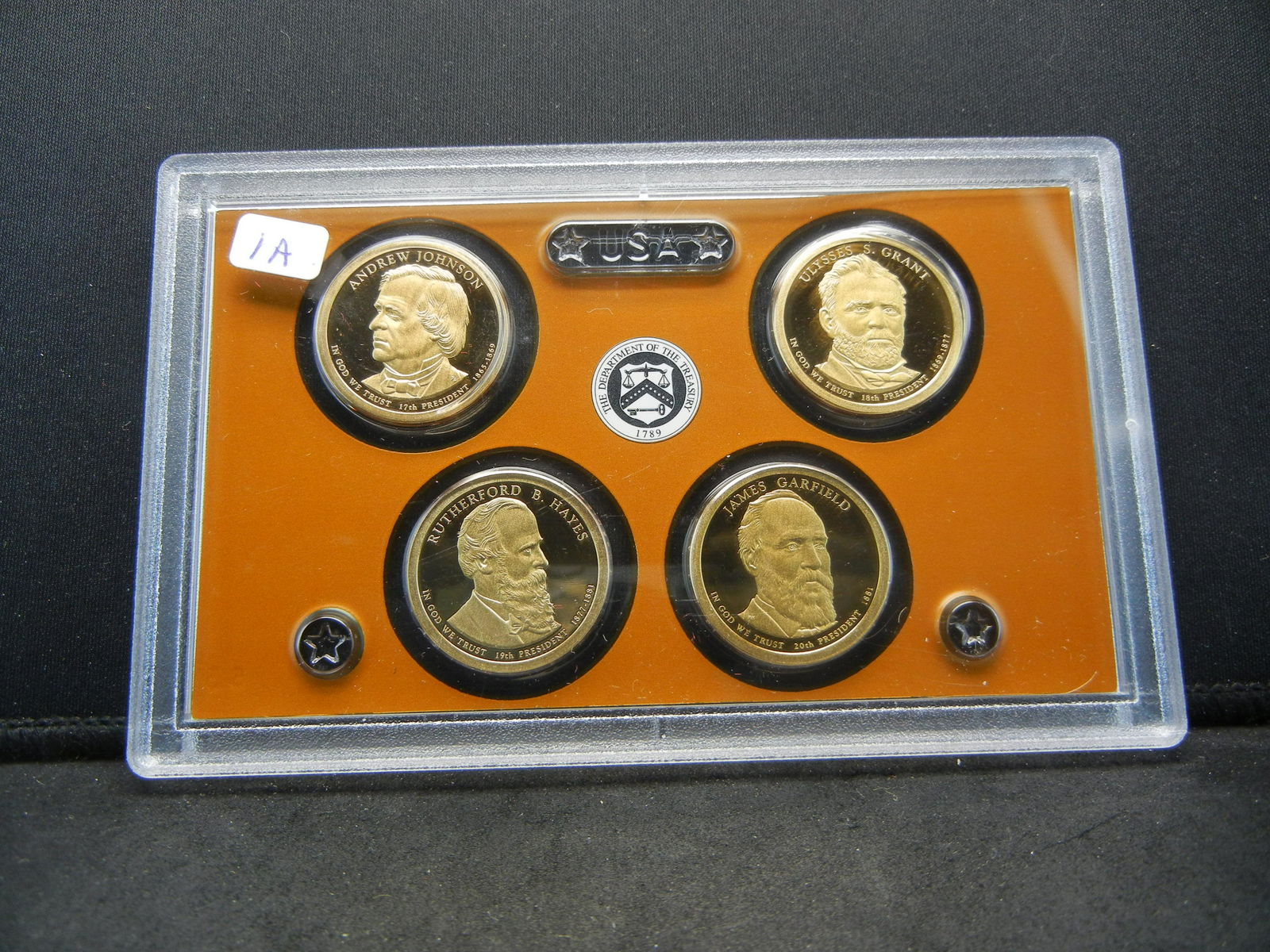 2011-S Presidential Proof Set:  Johnson, Hays, Grant, (1 of 2)