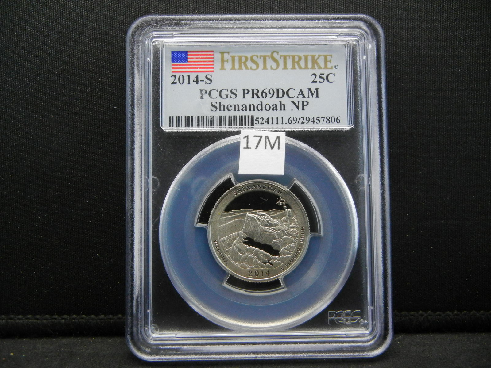2014-S Washington Quarter. PCGS PR69DCAM. Shenandoah (1 of 4)