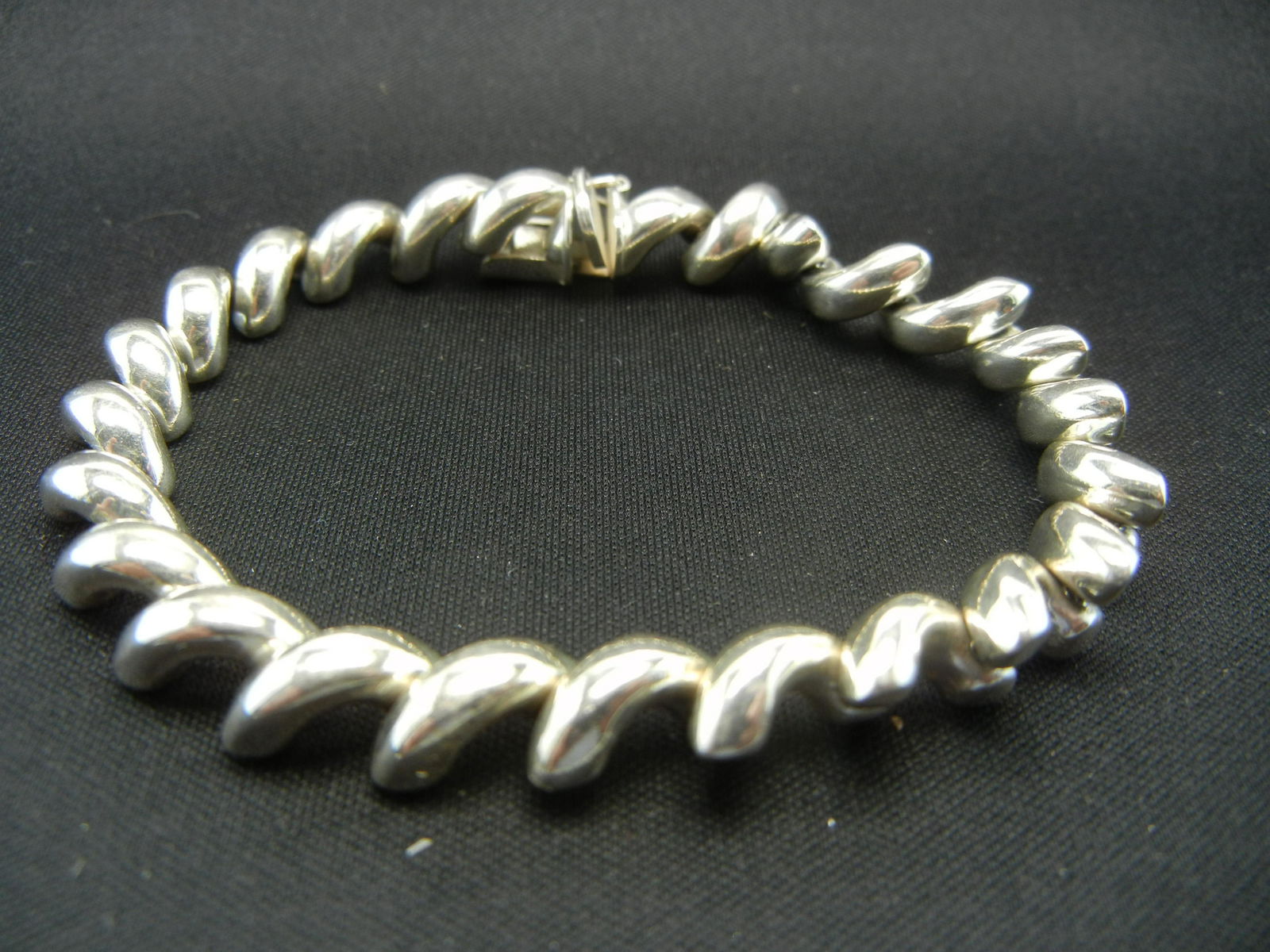 Heavy Sterling Bracelet.  Seven Inch.   Made in Italy. (1 of 5)