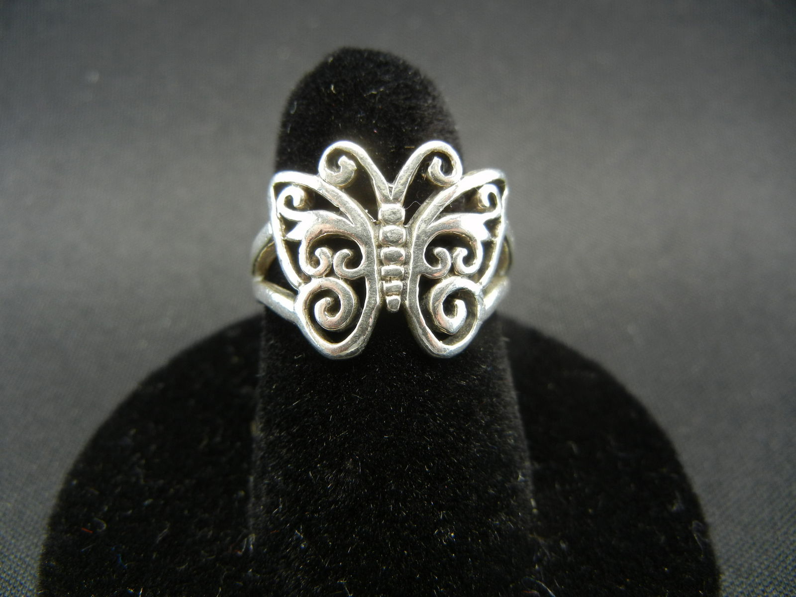 Sterling Butterfly Ring.  Size 7. (1 of 4)