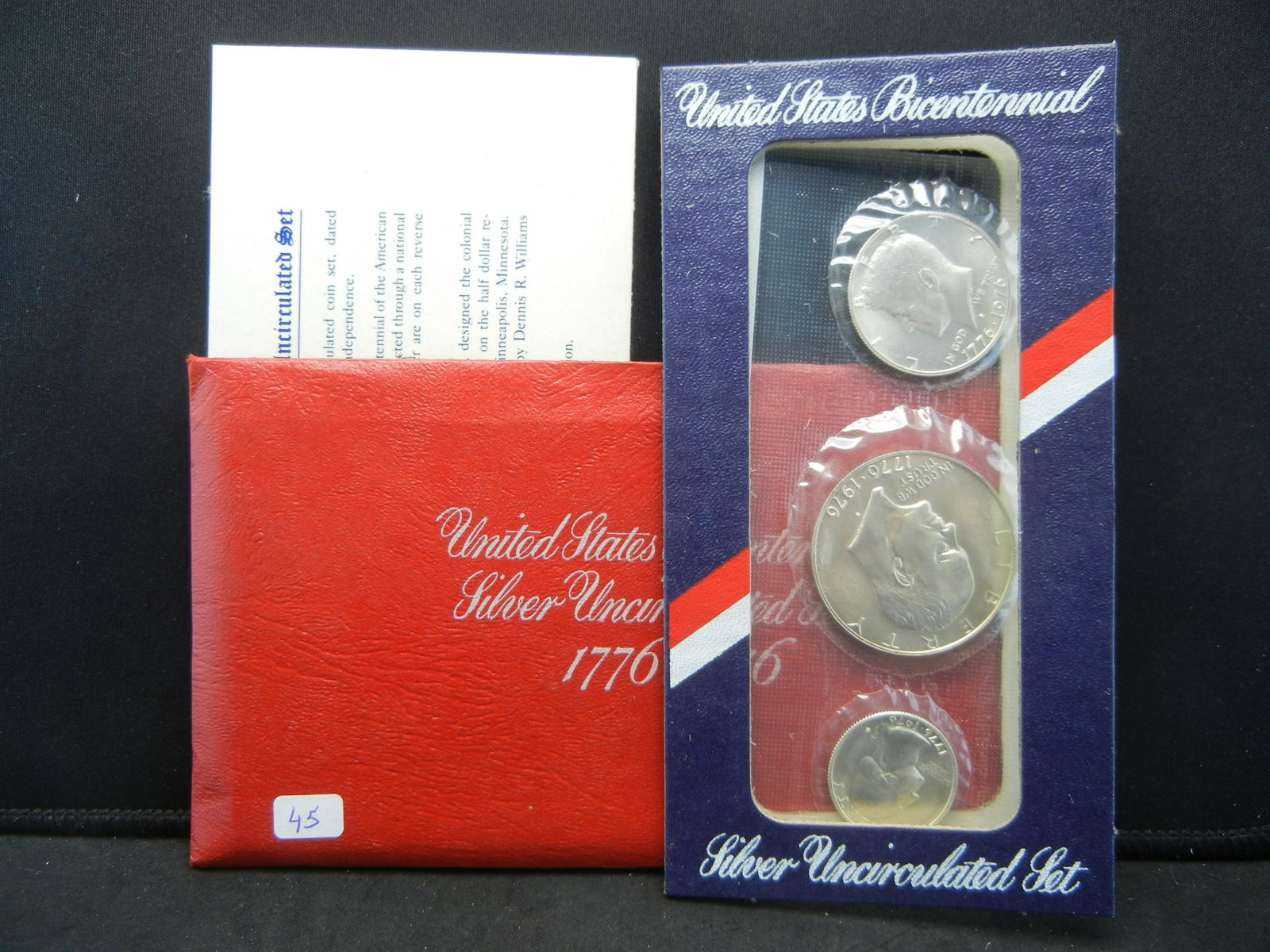(3) Piece 1976-S Bicentennial Silver Mint Set: (1 of 3)