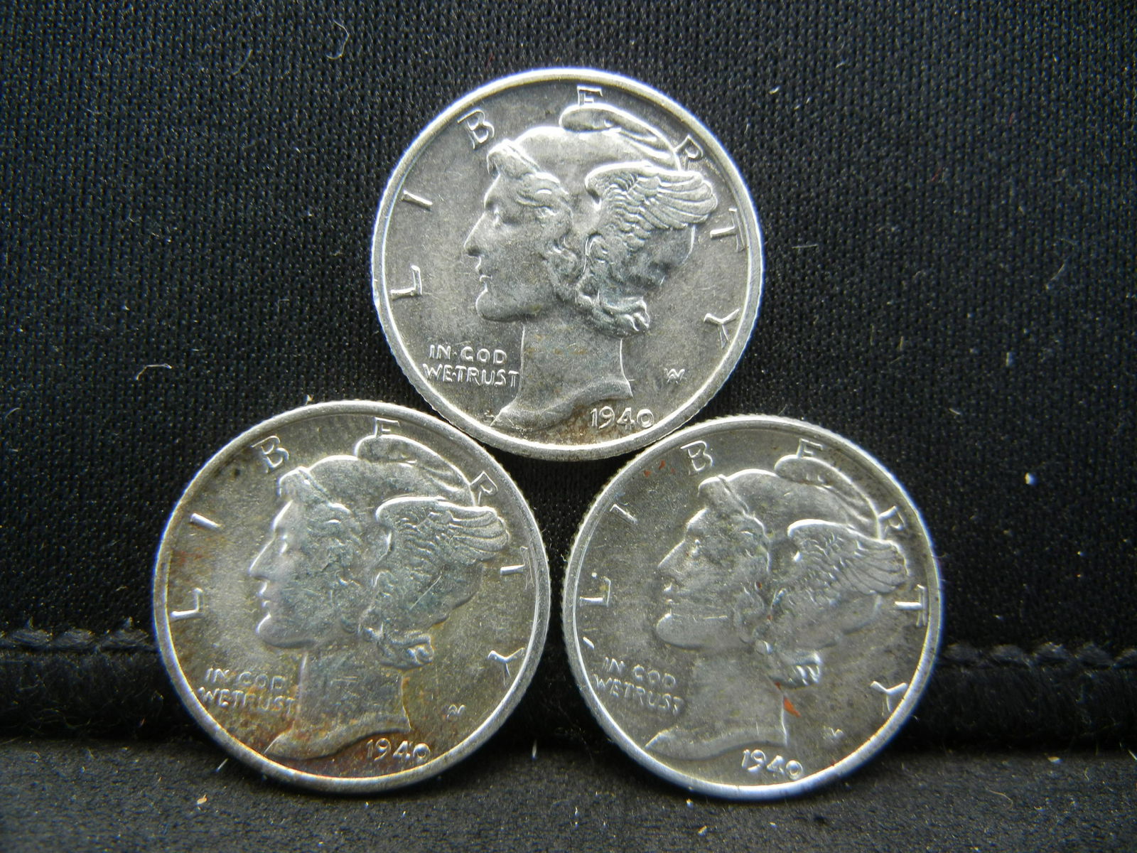 1940-P,D,S Mercury Dimes (1 of 2)