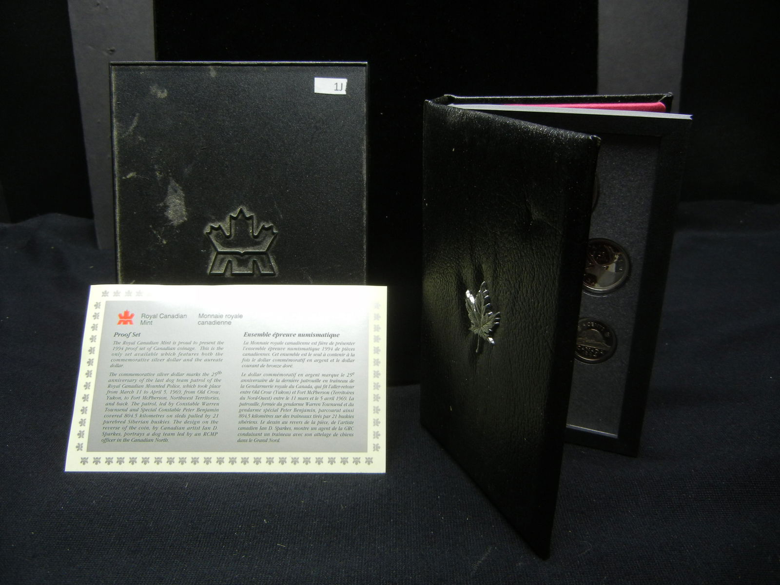 1994 Silver Canada Double Dollar Proof Set. Iditarod (1 of 4)