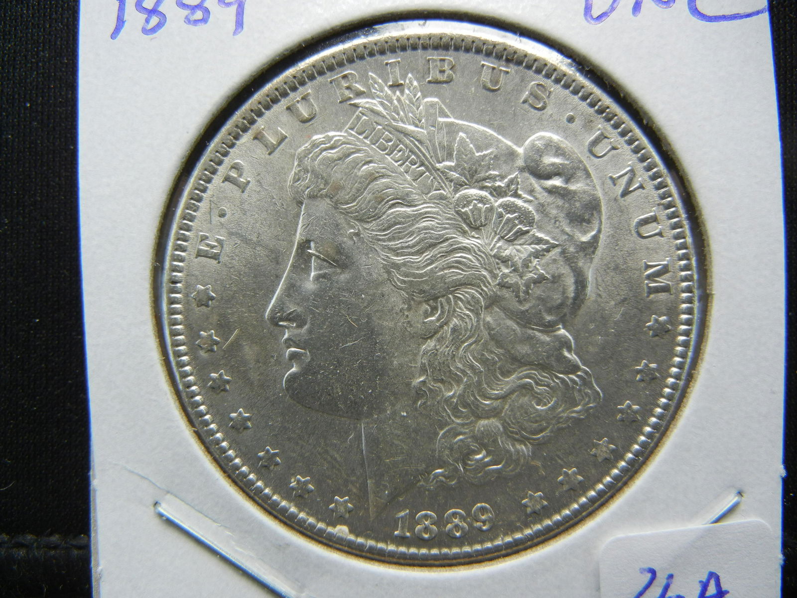 1889 Morgan Dollar.  Uncirculated. (1 of 3)