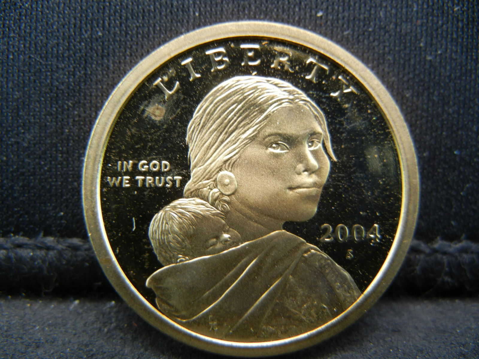 2004-S Native American Sacagawea Proof Dollar. (1 of 2)