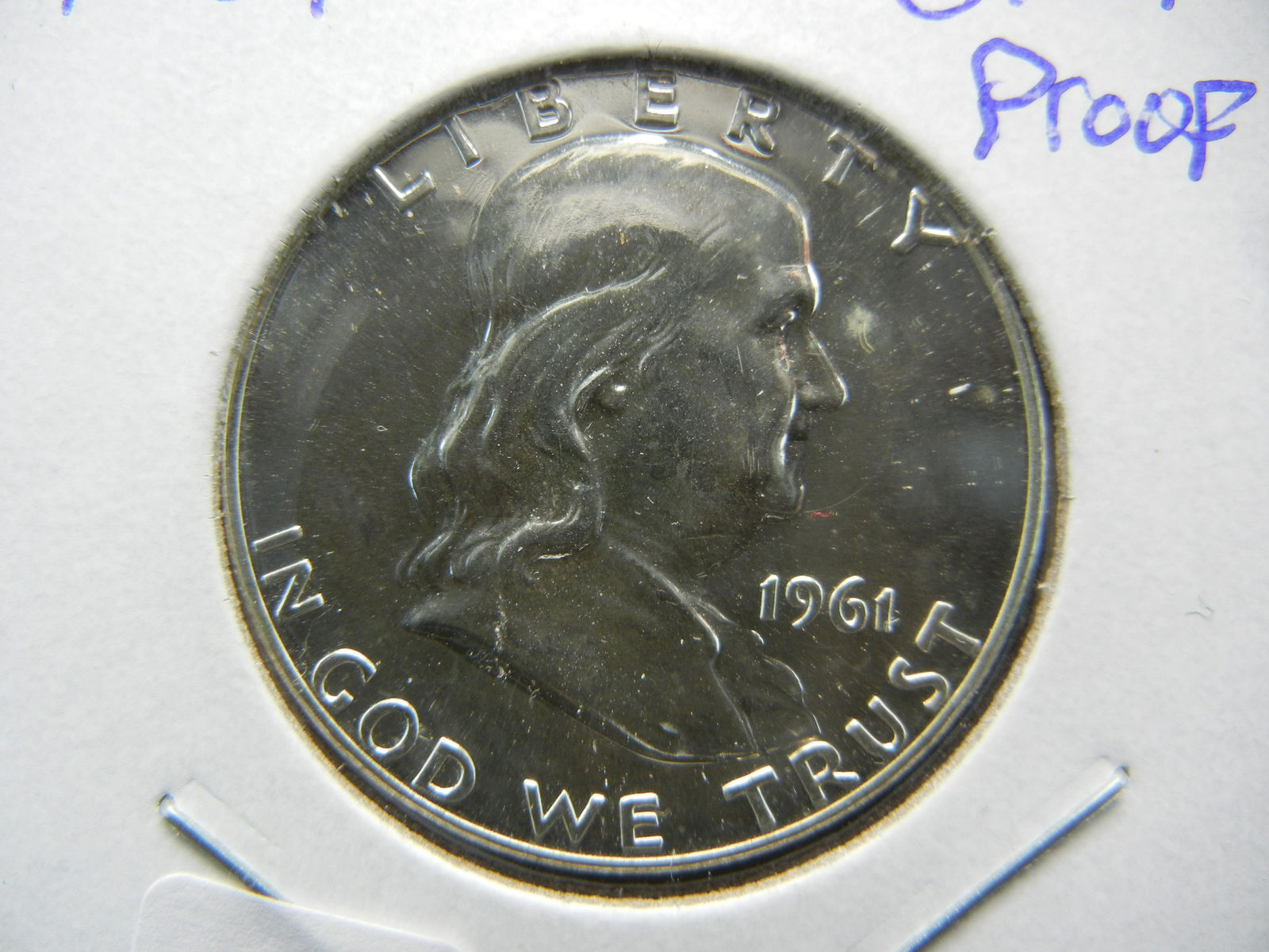 1961 Franklin Half.  GEM Proof. (1 of 3)