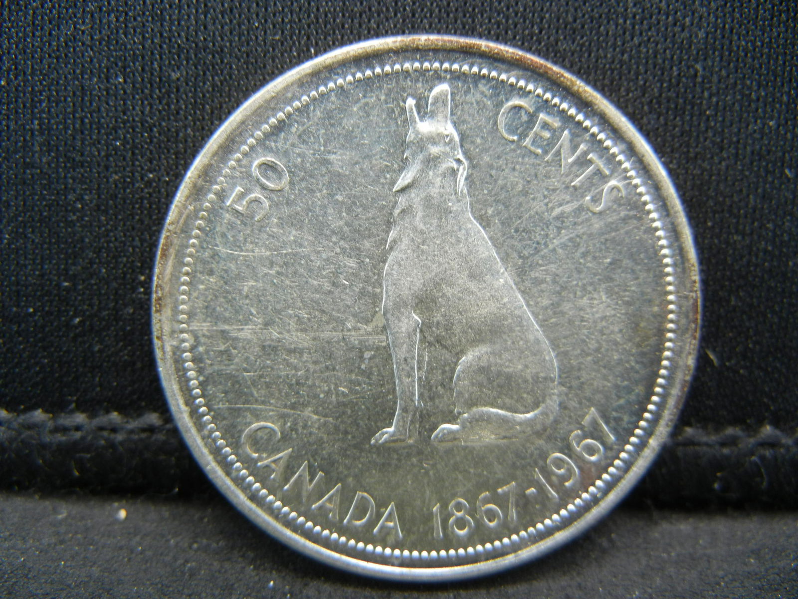 1967 Canada 50 Cents 80% Silver Uncirculated Half (1 of 2)