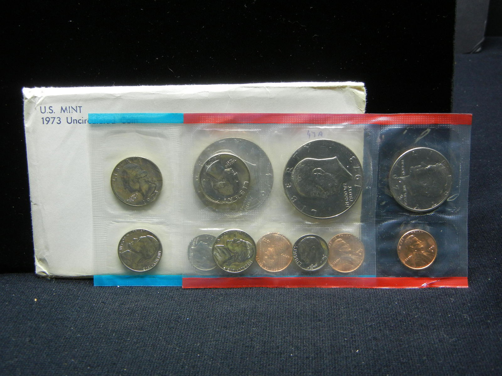 1973 P/D US Mint set in government package.  One of the (1 of 5)