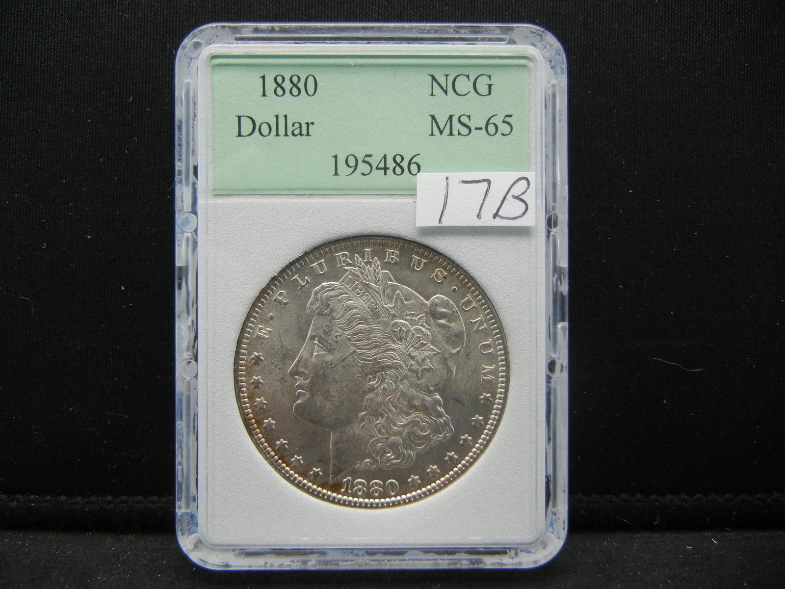 1880 Morgan Silver Dollar NCG MS65. Not NGC (1 of 4)