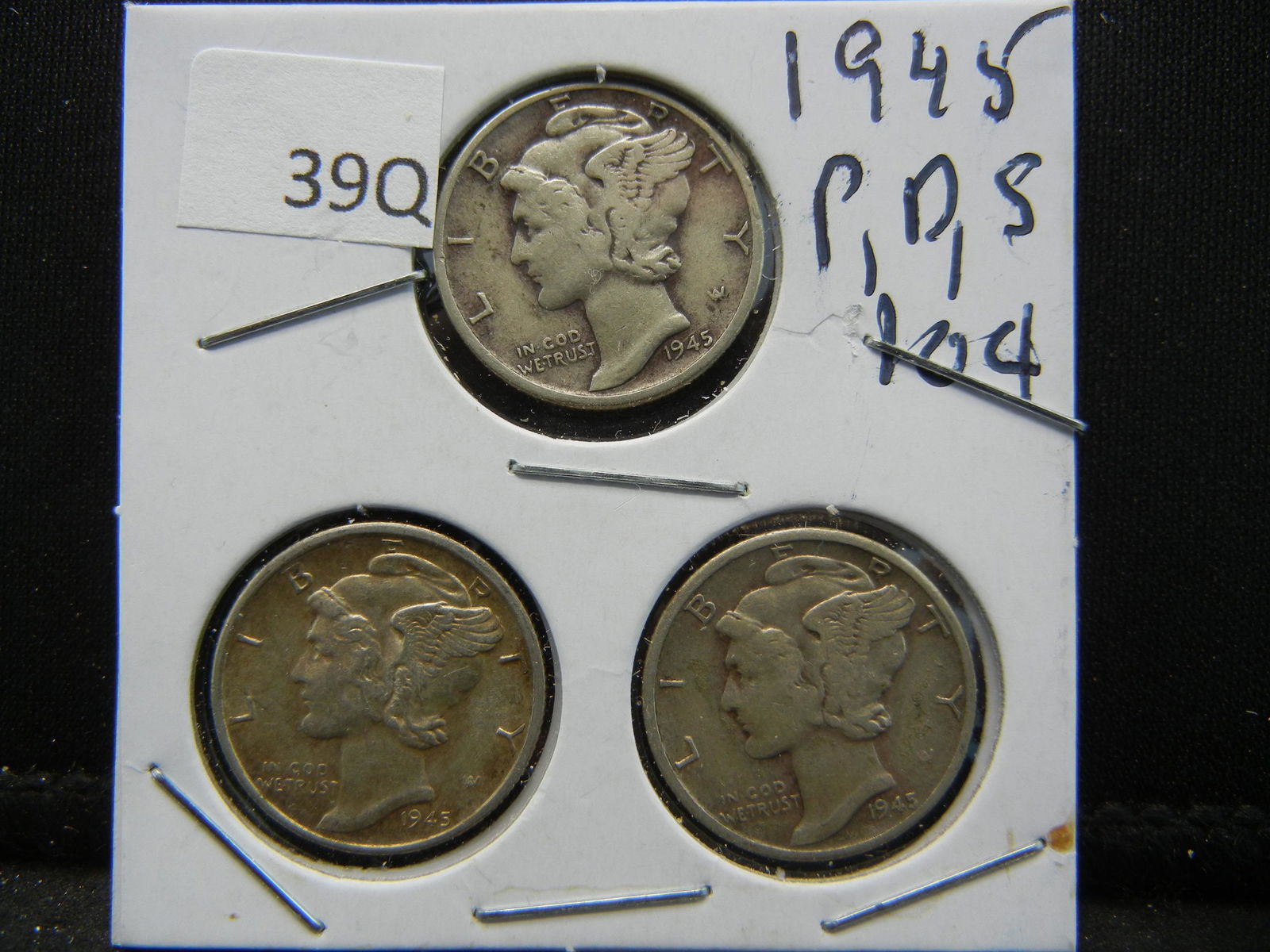 1945-P,D,S Mercury Dimes (1 of 2)