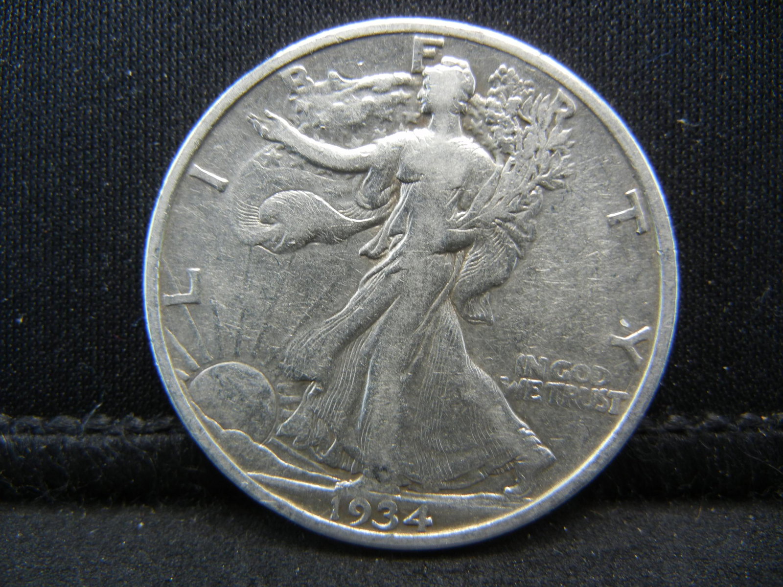 1934 SILVER LIBERTY (90%) HALF, (ONLY 6.9 MILL EVER: 1934 SILVER LIBERTY (90%) HALF, (ONLY 6.9 MILL EVER MINTED), 85 YRS OLD