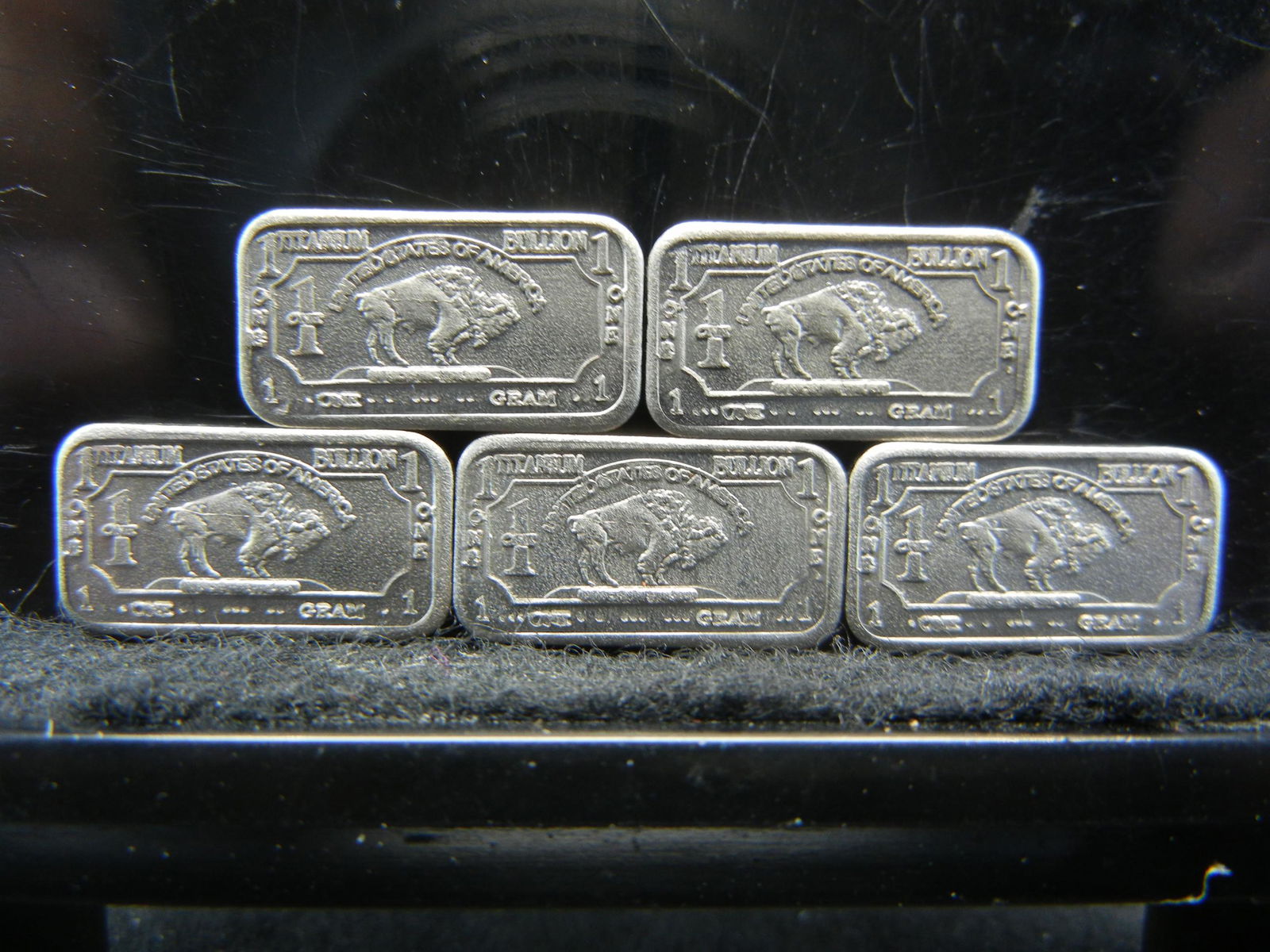 (5) 1 Gram Titanium Collector Bars: (5) 1 Gram Titanium Collector Bars