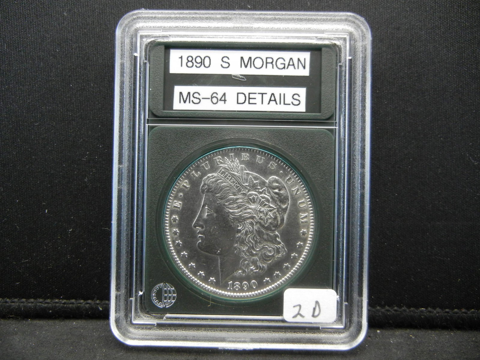 1890-S Morgan Silver Dollar, BU GEM (1 of 4)