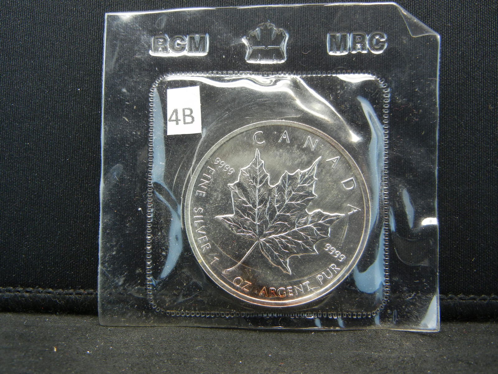 1988 Canada Silver Maple Leaf. 9999 Fine Silver (1 of 3)