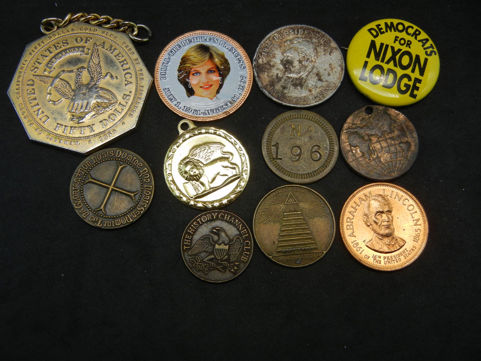 Group of 10 Medals and Tokens. (1 of 4)