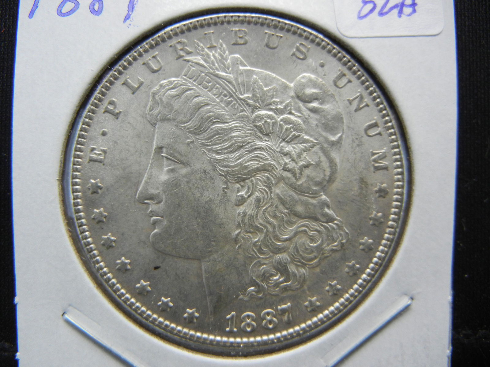 1887 Morgan Silver Dollar Unc (1 of 3)