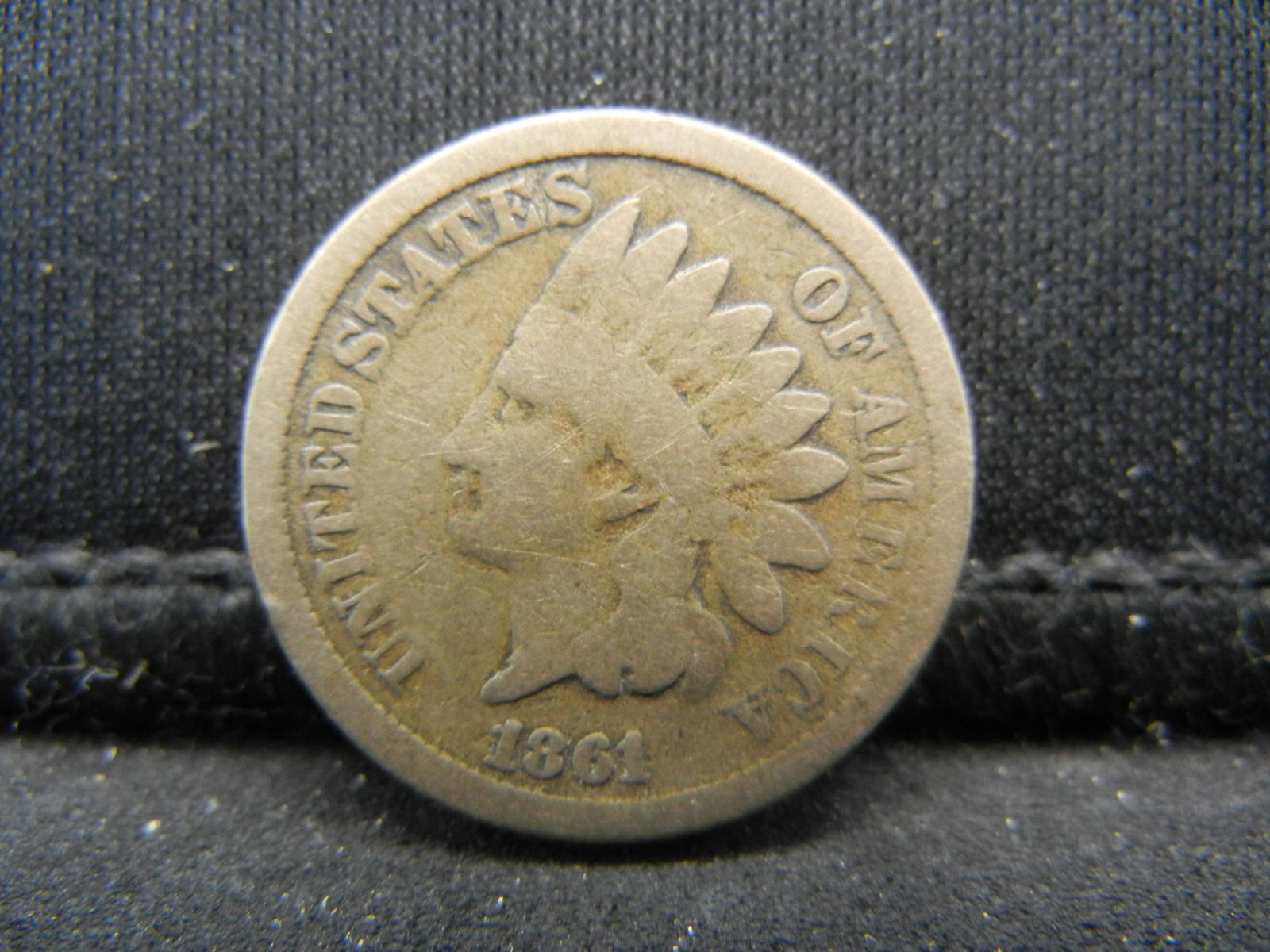 1861 Copper Nickel Indian Head Cent.  Civil War Year. (1 of 2)