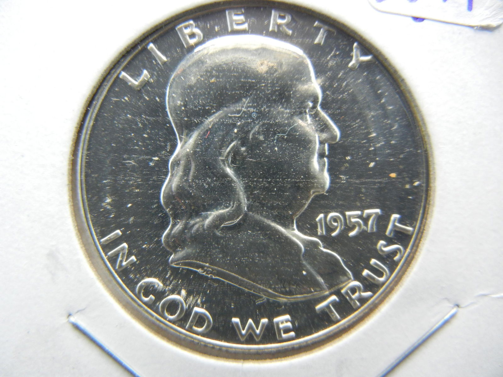 1957 Franklin Half Dollar. Proof (1 of 3)