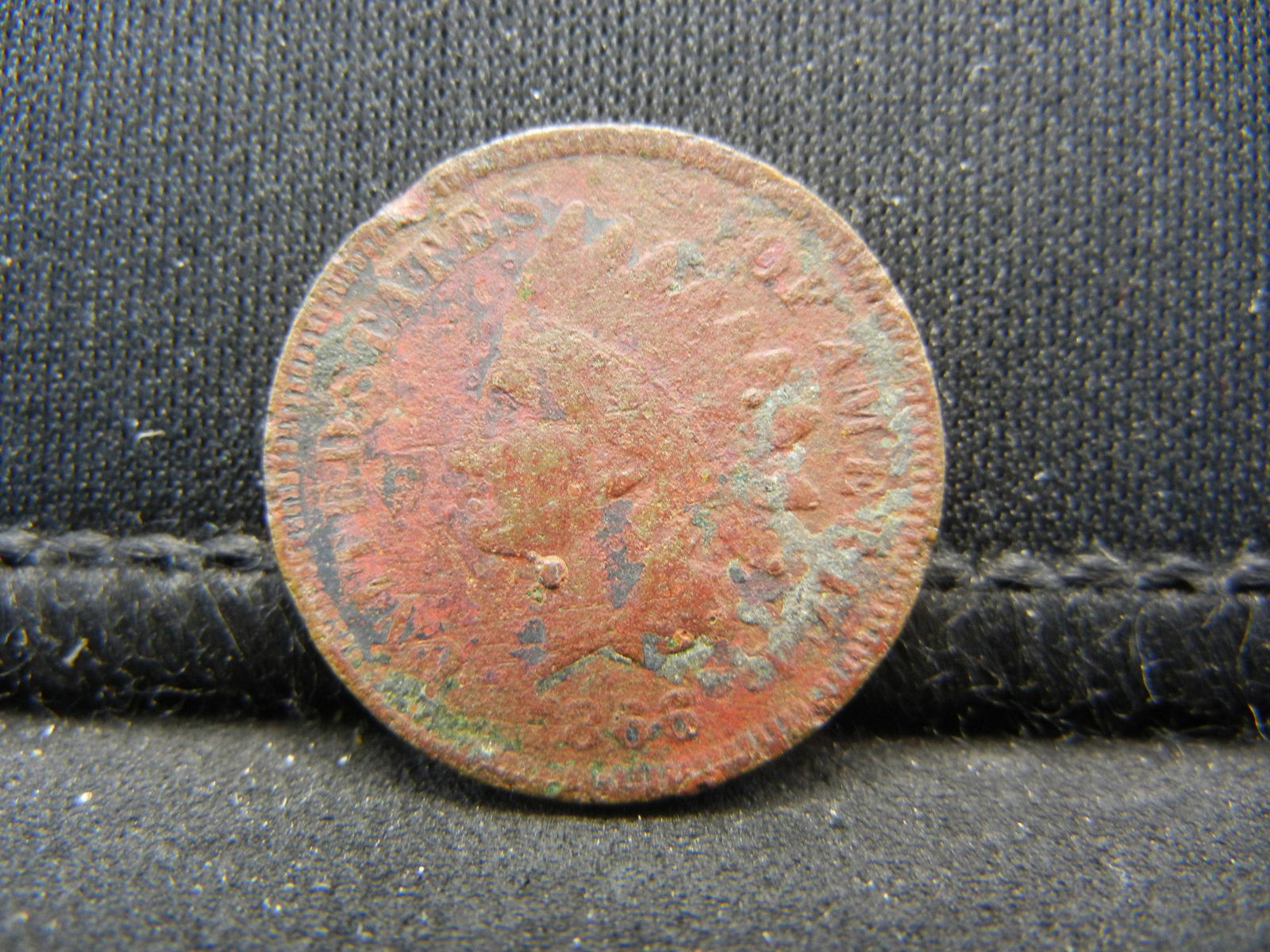 1866 Indian Head Cent, Key Date. (1 of 2)