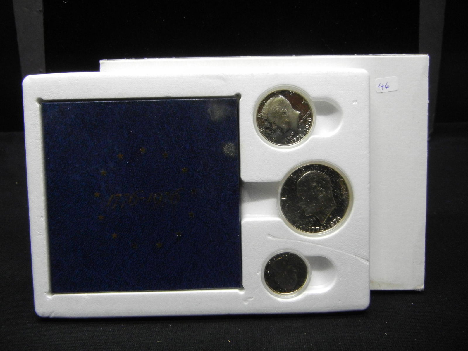 1976-S Silver Bicentennial Proof Set. All Three Coins (1 of 4)