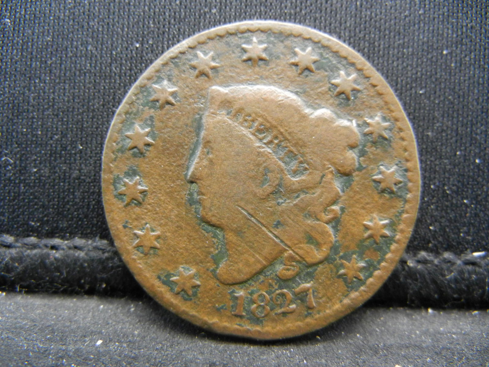 1827 Large Cent (1 of 3)