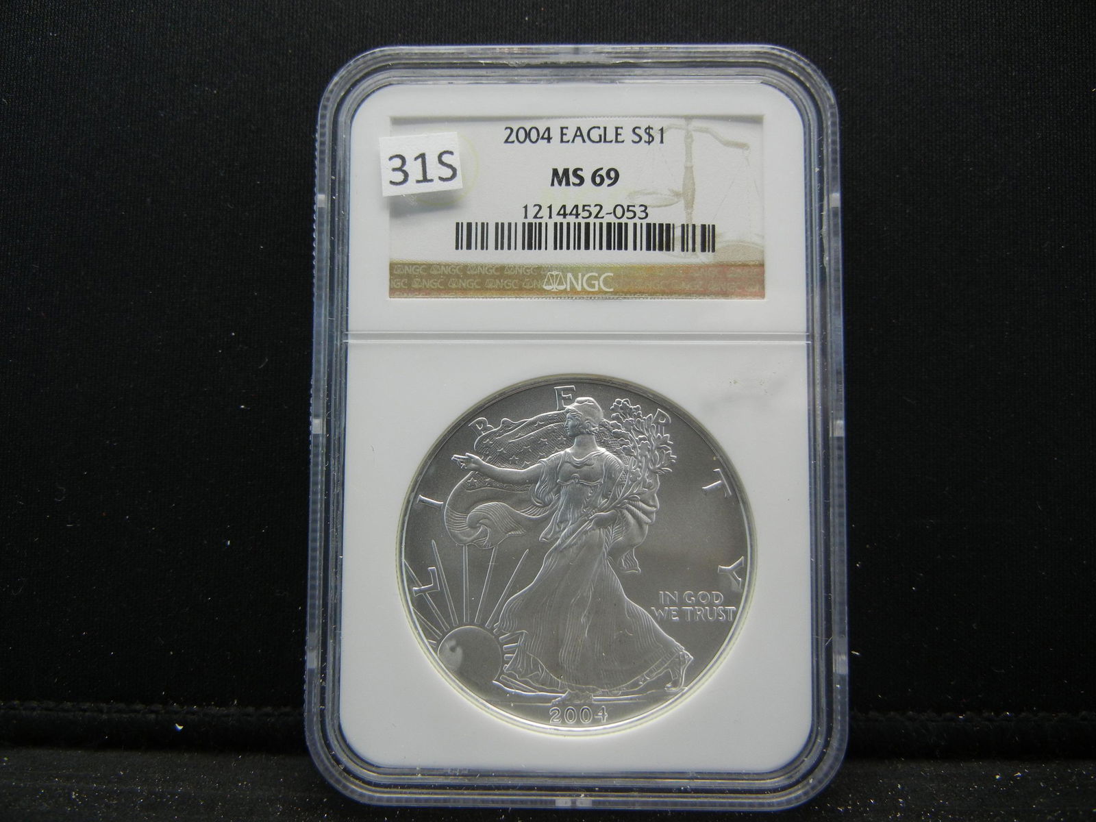 2004 NGC MS69 American Silver Eagle (1 of 4)