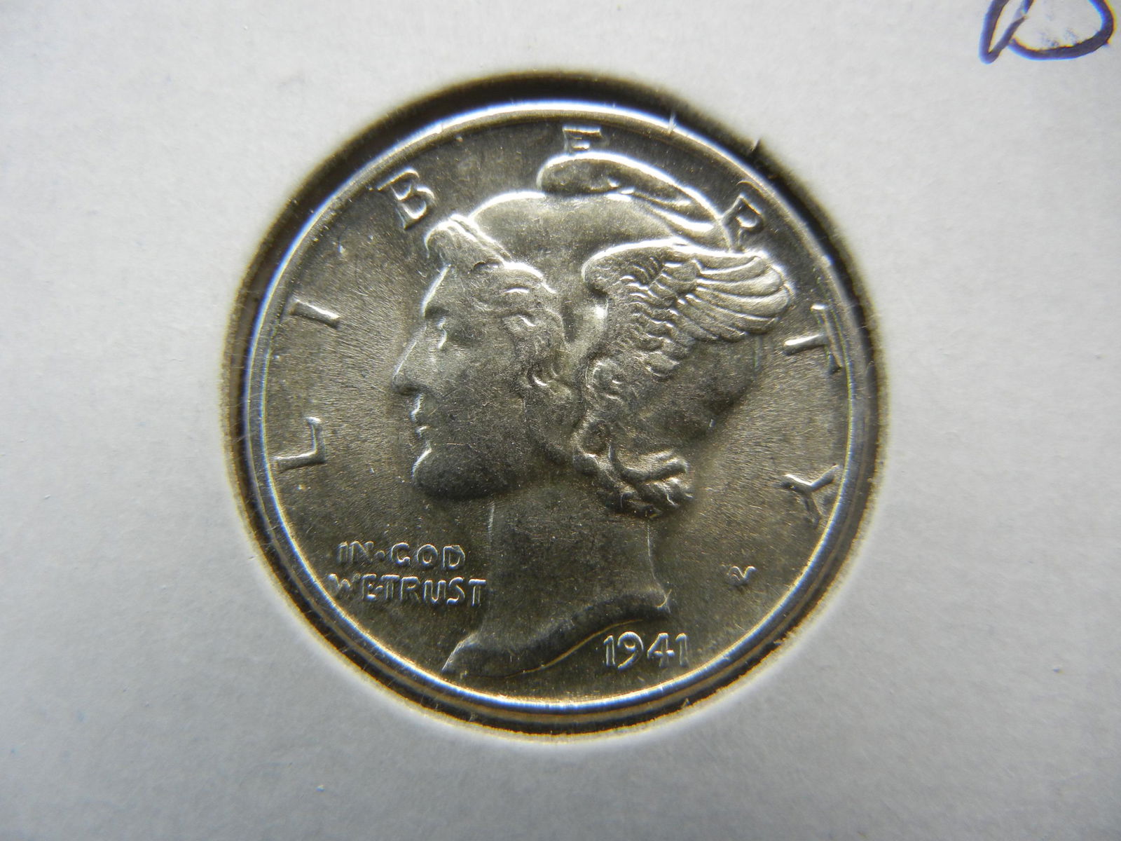 1941 Choice BU Mercury Dime (1 of 3)