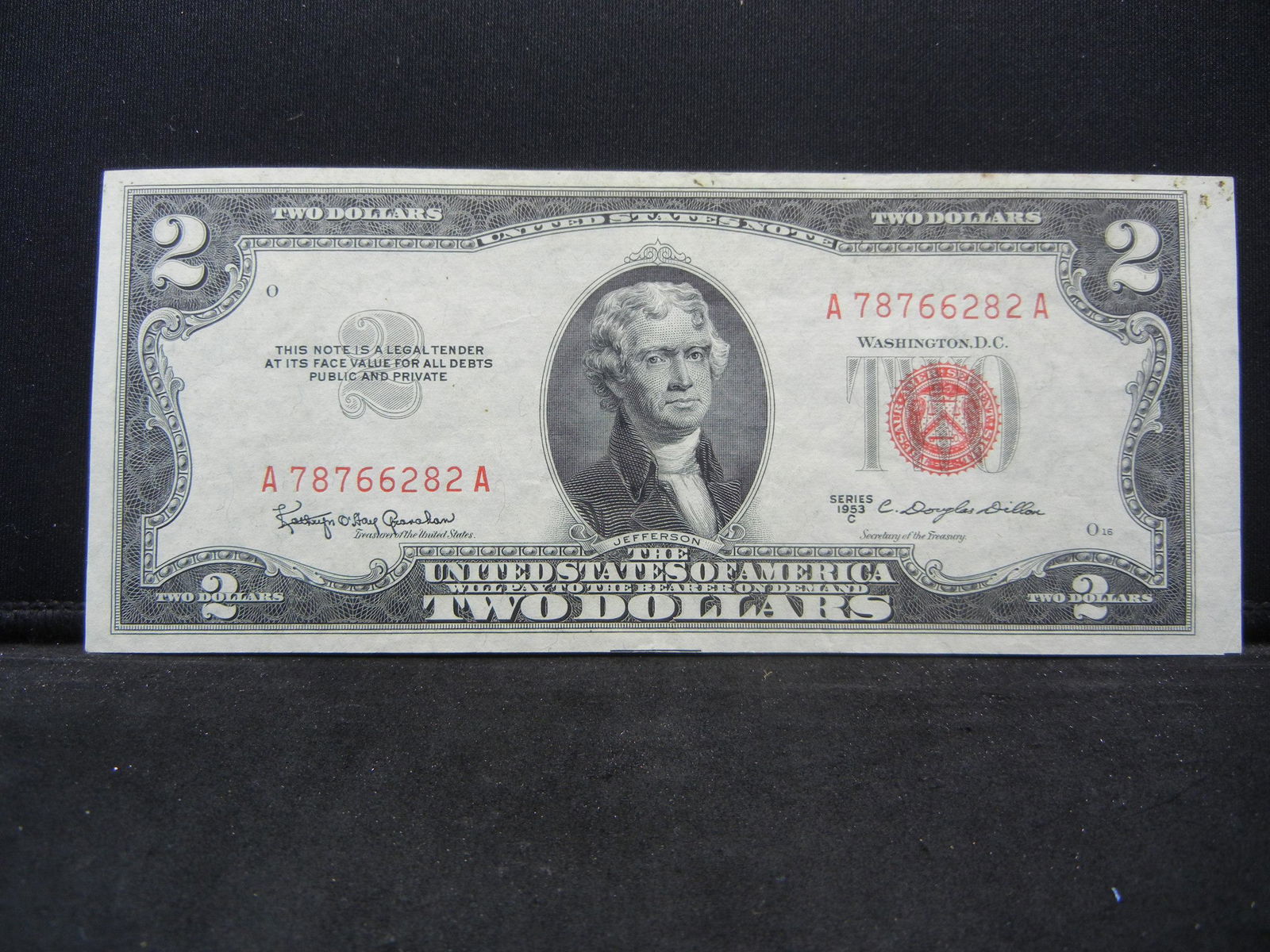 1953-C two Dollar United States Note (1 of 3)