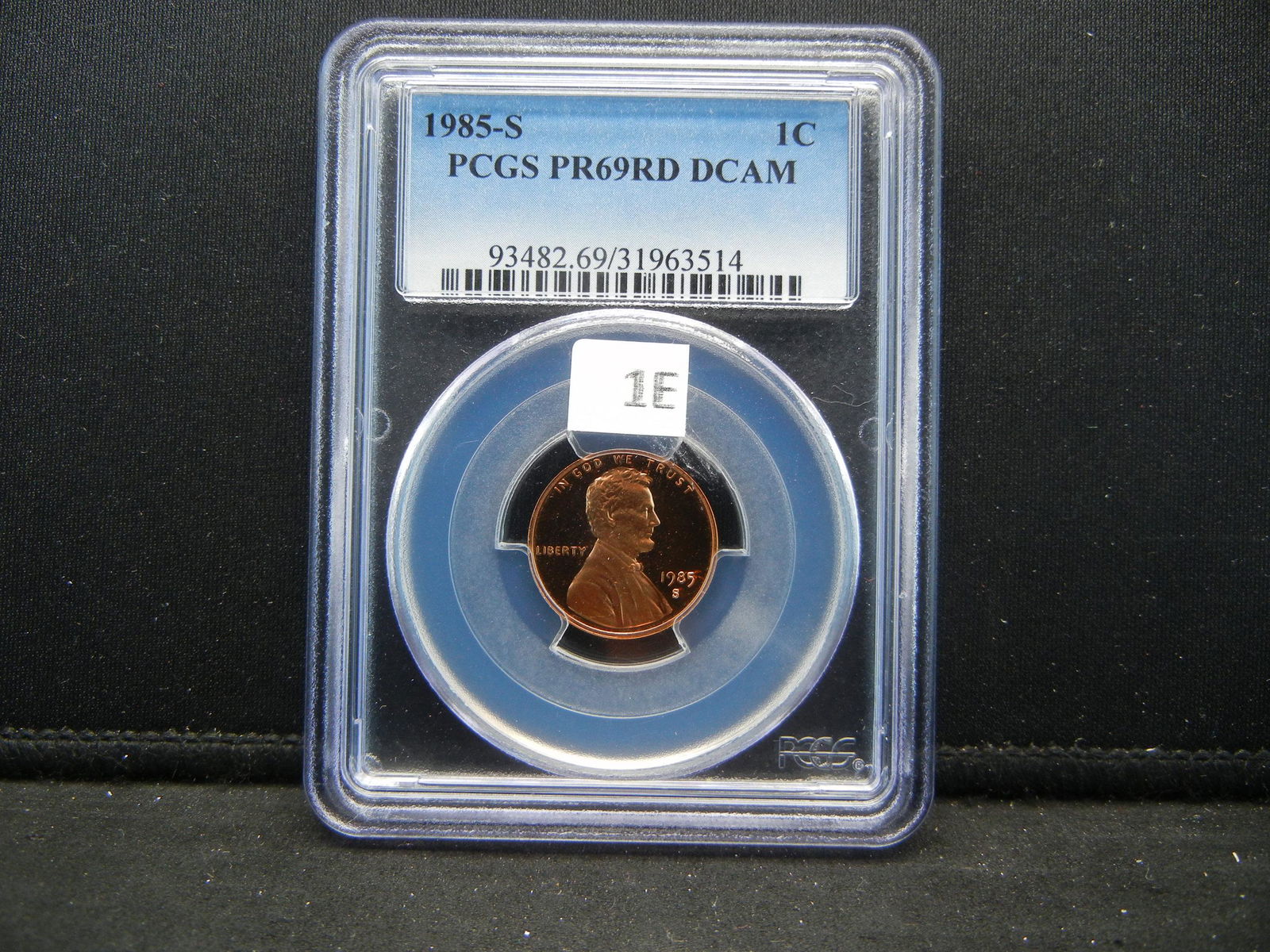 1985-S PCGS PR69RD DCAM Lincoln Memorial Cent (1 of 4)