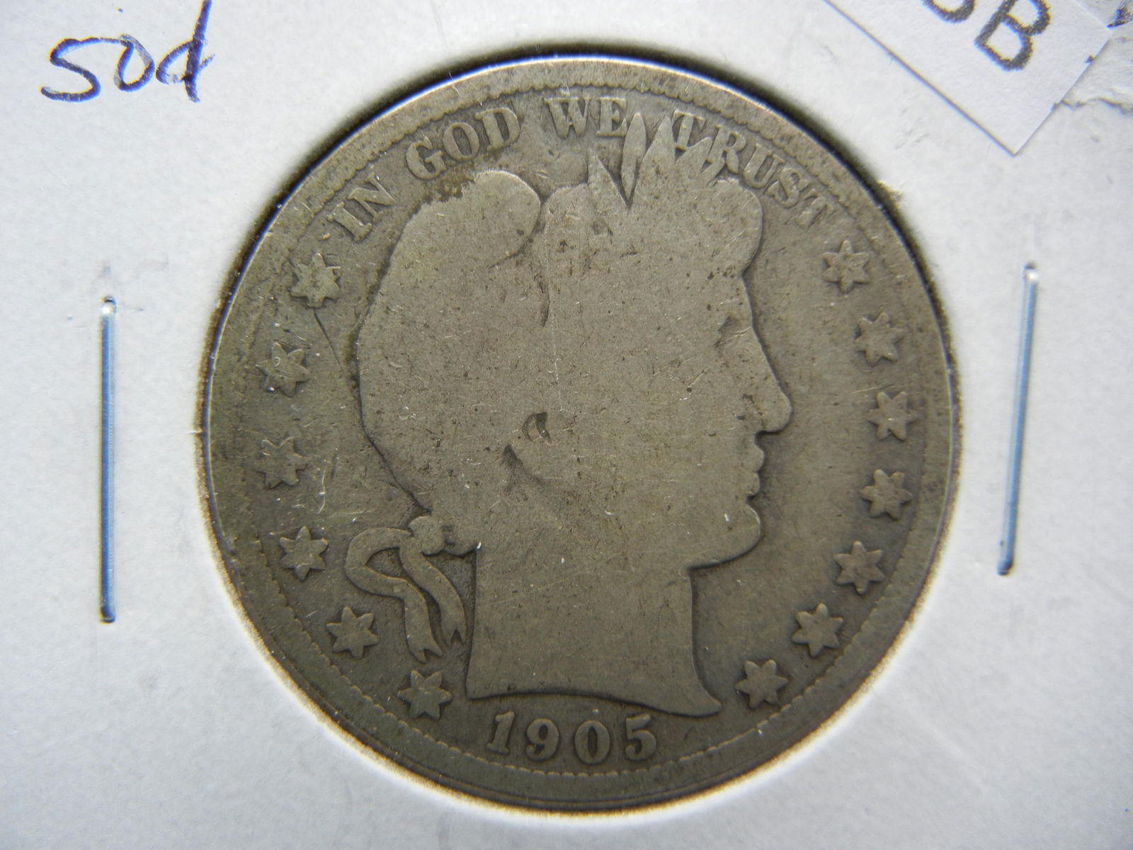 1905-S Barber Half Dollar (1 of 3)