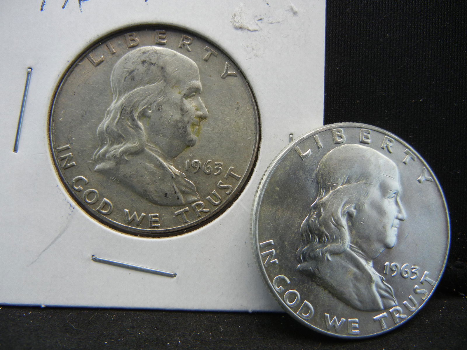 1963-P,D Franklin Half Dollars (1 of 2)