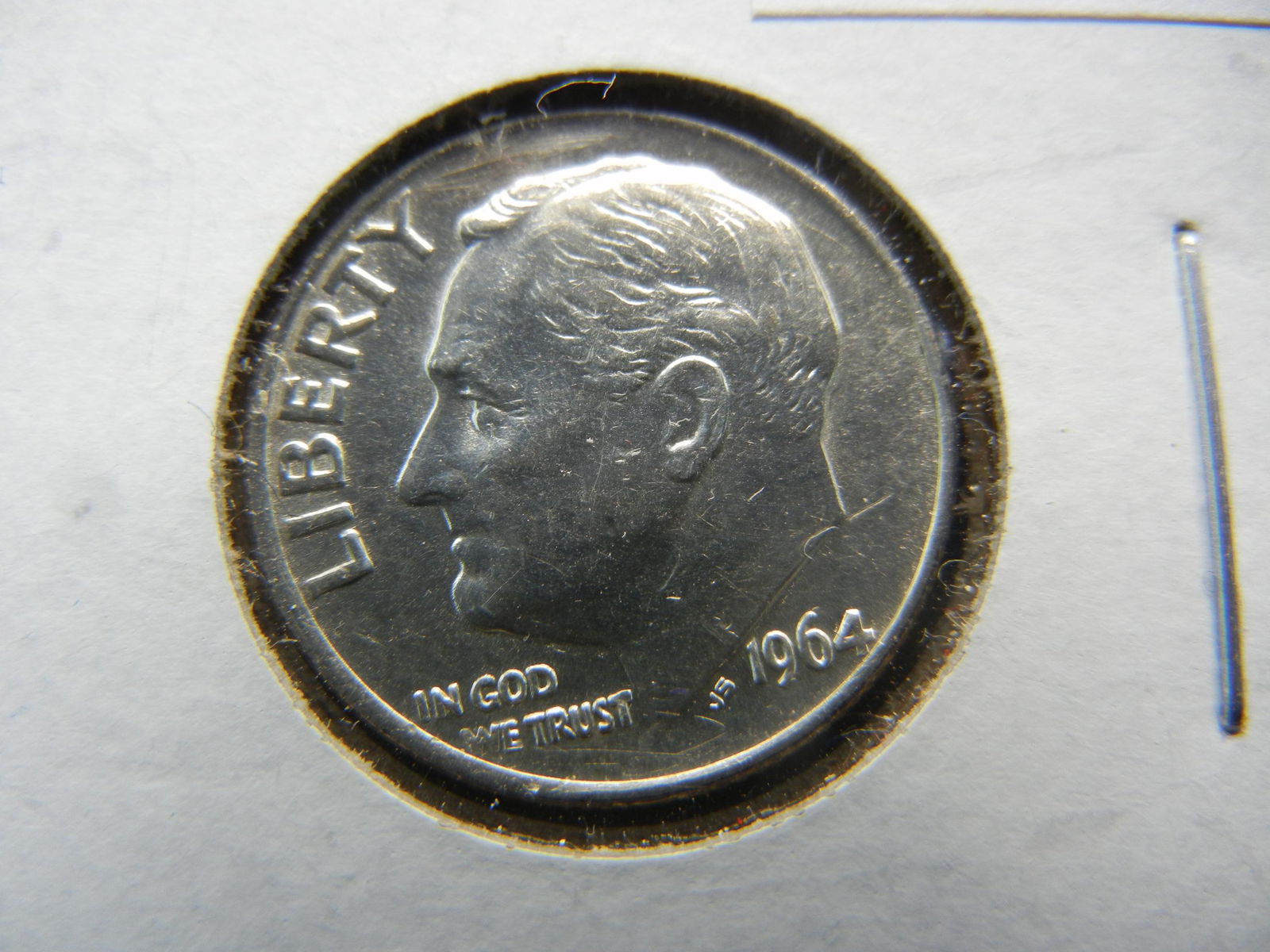 1964 90% Silver Roosevelt Dime (1 of 3)