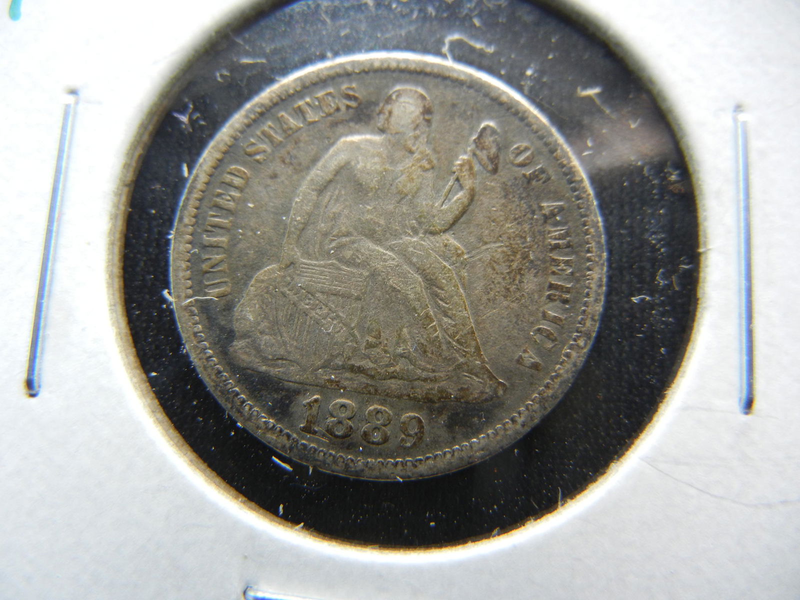 1889 Seated Dime (1 of 3)