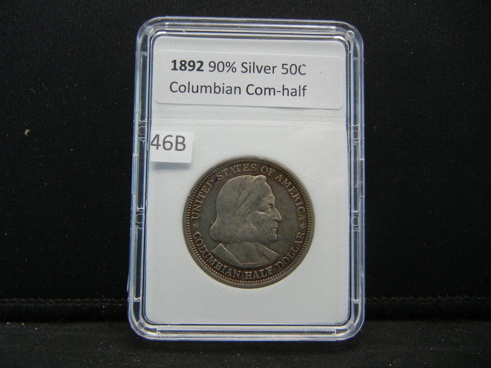 1892 90% Silver Columbian Commemorative Half Dollar (1 of 3)