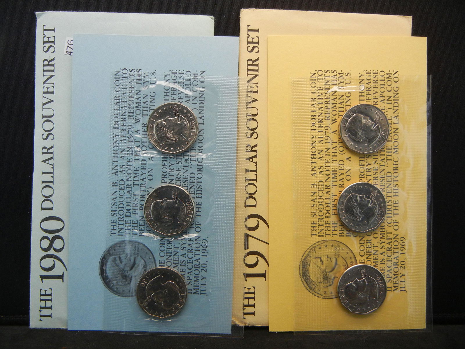 1979, 1980 SBA Dollar Souvenir Set (1 of 5)