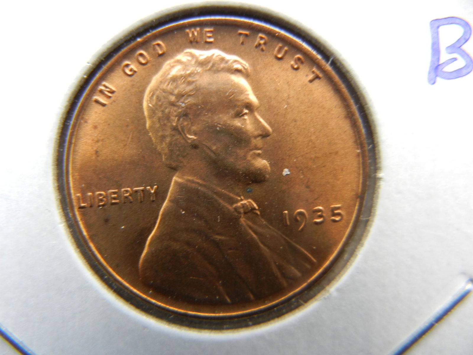 1935 Lincoln Cent. Gem Red BU. Nice Coin (1 of 3)