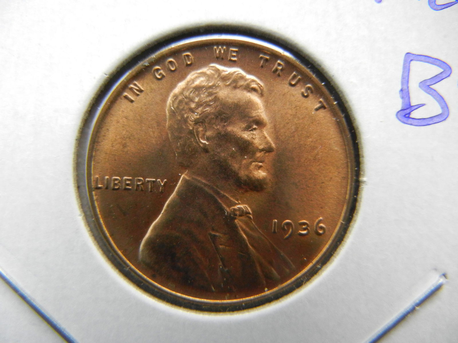 1936 Lincoln Cent. Gem Red. Nice Coin (1 of 3)