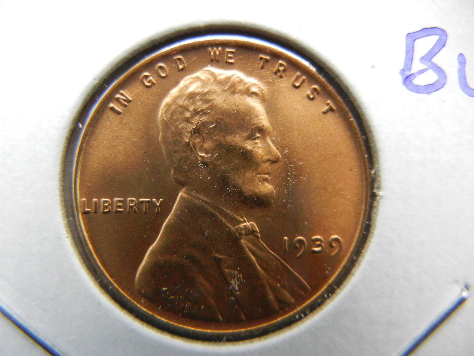 1939 Lincoln Cent. Gem Red (1 of 3)