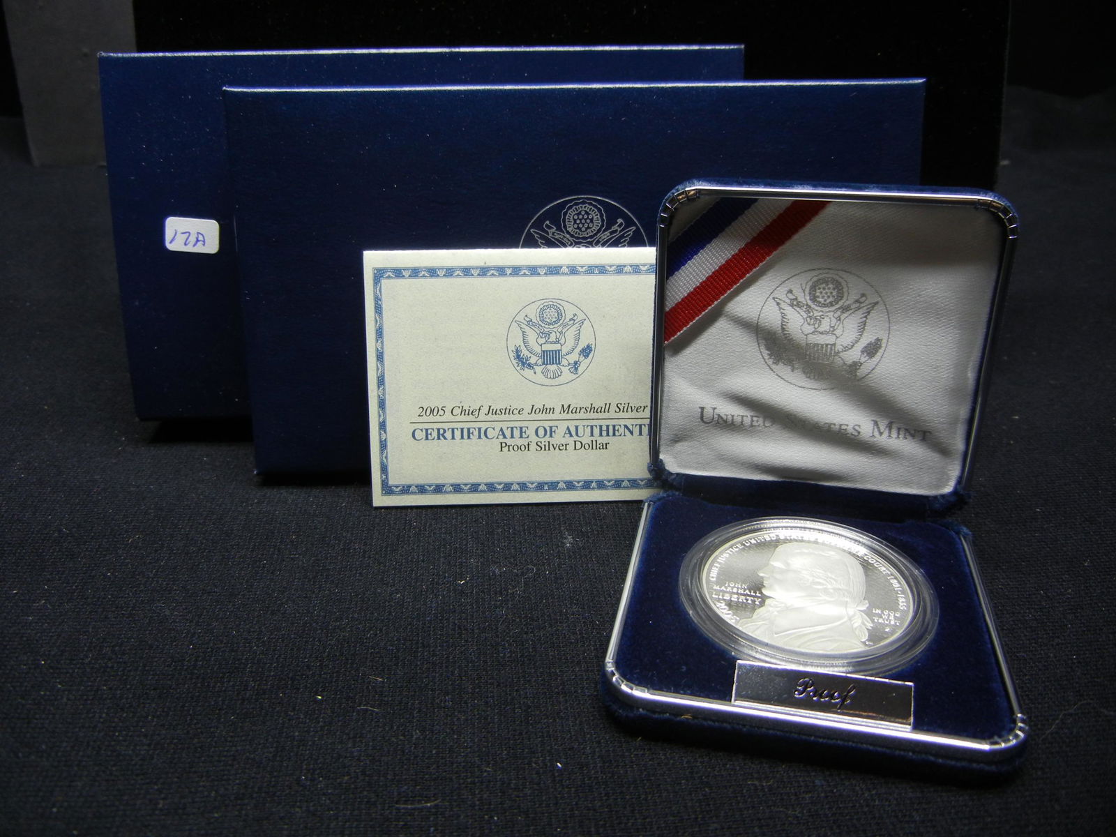 2005 Chief Justice John Marshall Silver Dollar. Gem: 2005 Chief Justice John Marshall Silver Dollar. Gem Proof in Government Package