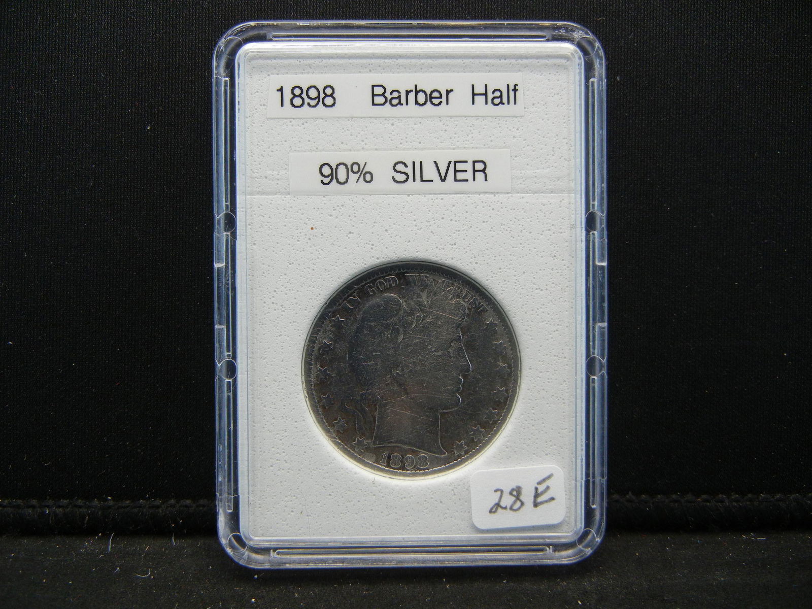 1898 Barber Half, 90% Silver (1 of 4)
