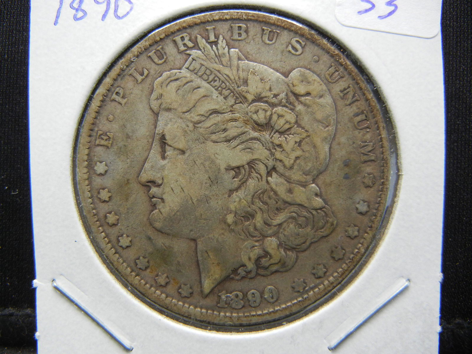 1890 Morgan Silver Dollar. Original, Nice Coin (1 of 3)