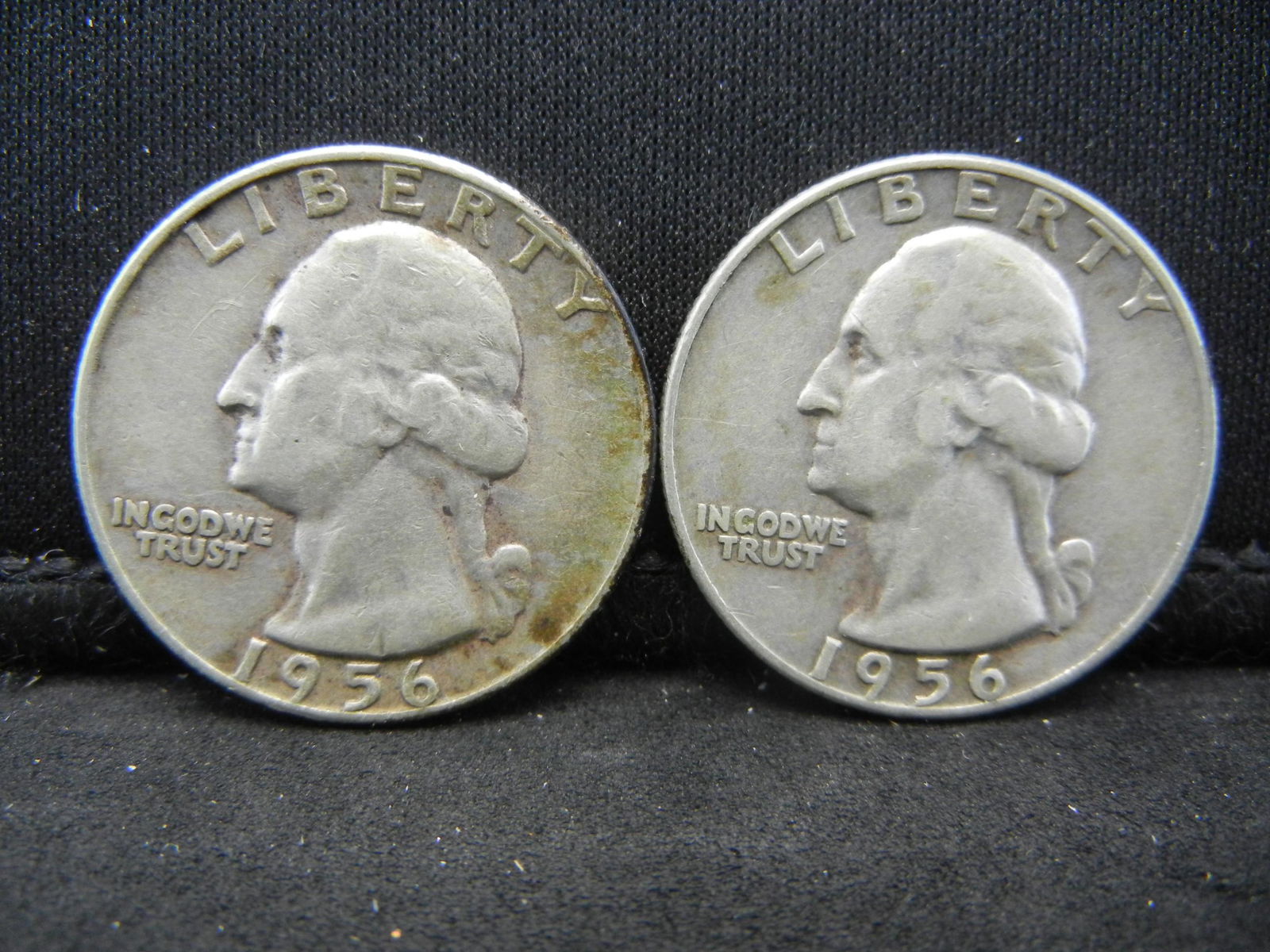 1956-P,D Washington Silver Quarters (1 of 2)