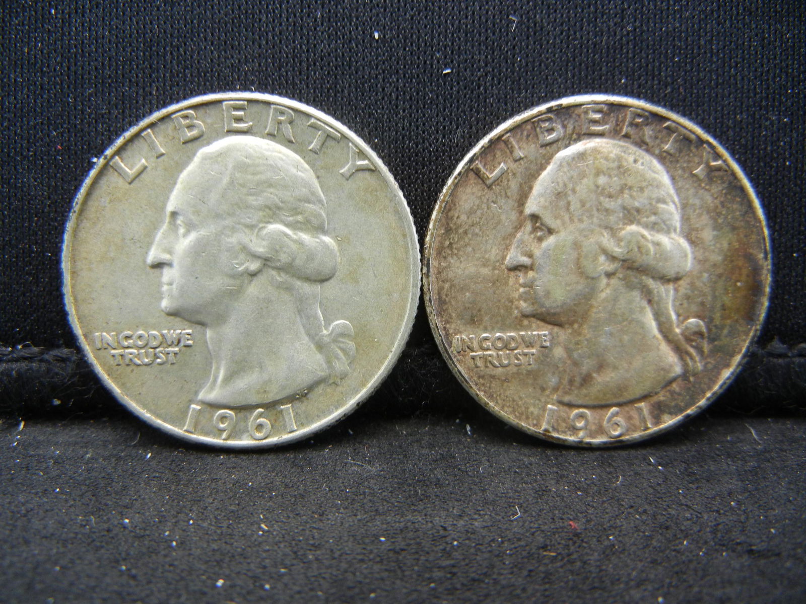 1961-P,D Washington Silver Quarters (1 of 2)
