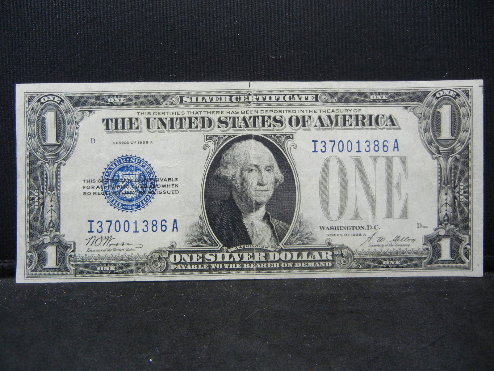 1928-A Funny Back Silver Certificate (1 of 3)