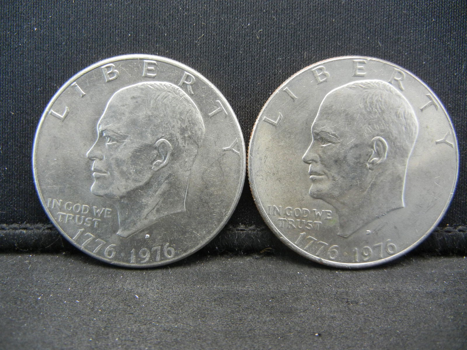 (2) 1976-D Bicentennial Ike Dollars (1 of 2)