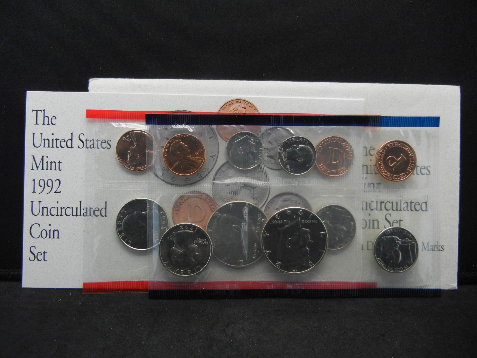 1992 Uncirculated Coin Set P & D (1 of 6)