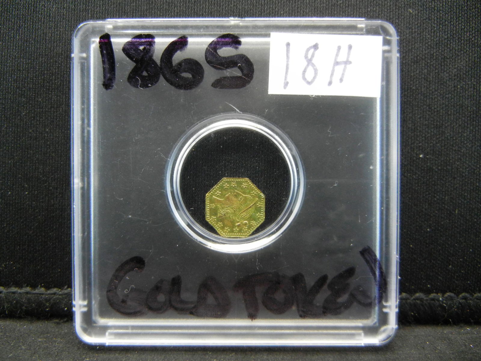 CLAD 1865 California Gold token (1 of 4)